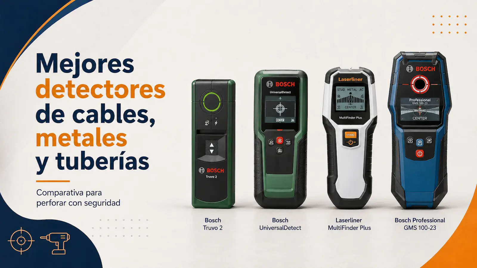Mejores detectores de cables, metales y tuberías para perforar con seguridad